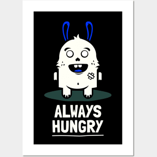 Rabbit Always Hungry Posters and Art